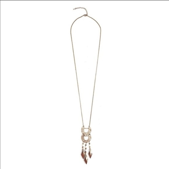 Eclectic Long Necklace Sweater Chain Statement - Picture 2 of 4